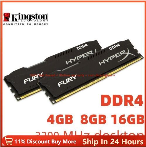 Fury Ddr4 2400mhz 32gb Ddr4 Hyperx Hyperx FURY 16GB/32GB DDR4 2133
