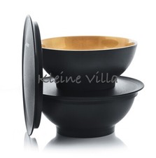 Tupperware Neu, Allegra, Schwarz/Gold, div. Varianten Rarität, Elegant
