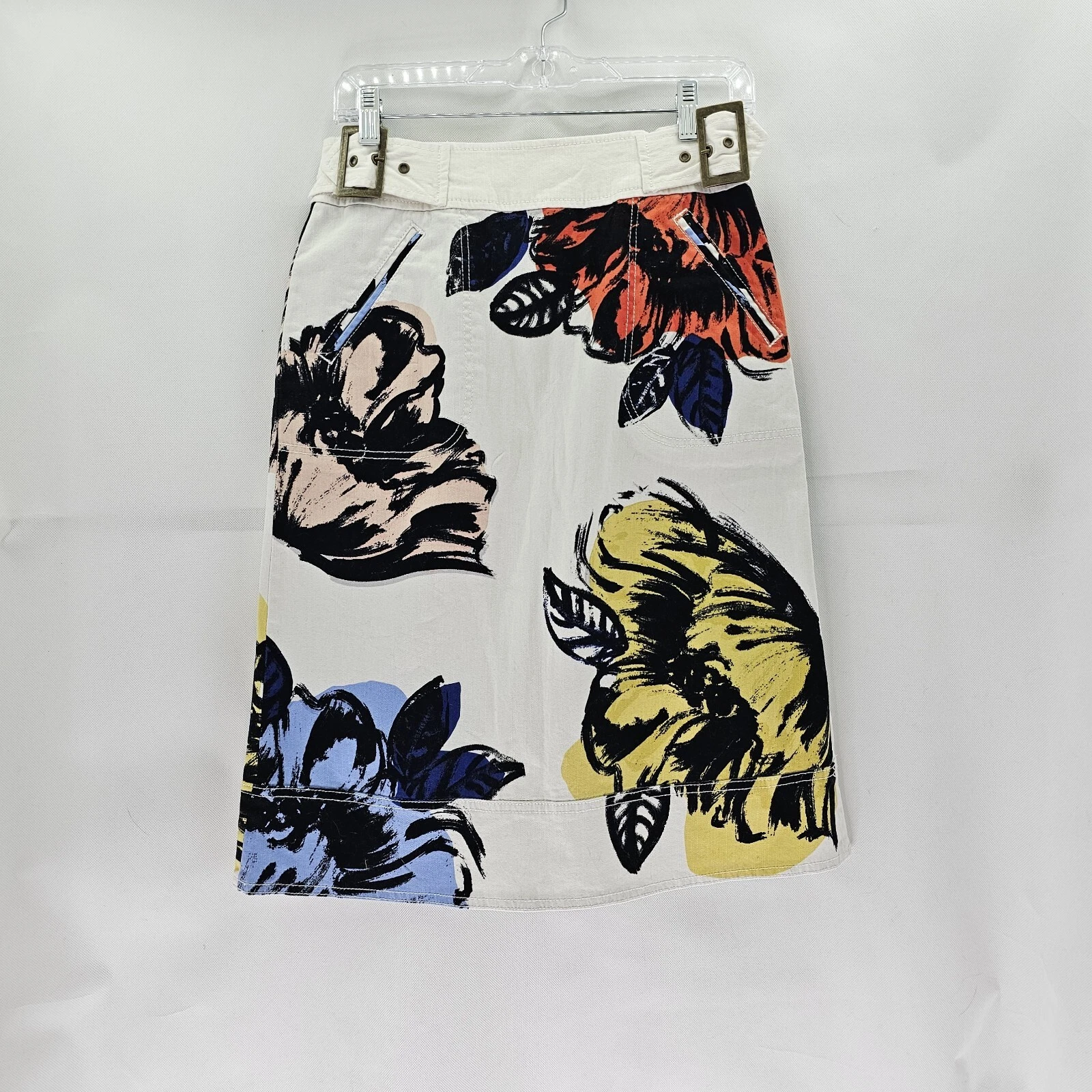 NWT Meave Women Size 4 Multicolor Cotton/ Spandex Skirt