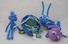 Disney 4 Insects A Bug's Life Ants Flik Dot Bean Bag Stuffed Plush Toy 8- 11"