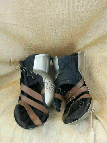 Médiévale Combat Moufle Gantelets Sca Jeu de Rôle Wearable Gants Cosplay Armor - Photo 3 sur 3