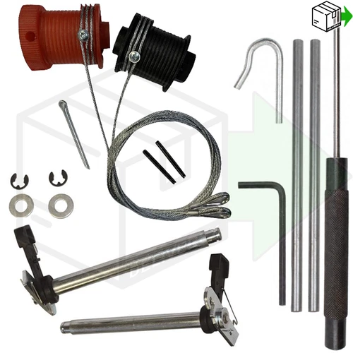 Cardale CD Pro SAFELIFT Anti Drop Roller Spindles CABLES Wessex Garage Door Part
