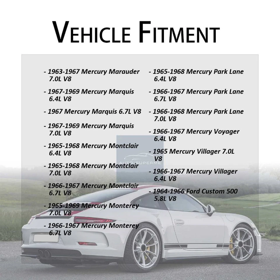 2x MRC Engine Motor Mount Front For 1965-1966 Ford Country Sedan 7.0L - Image 4 of 4