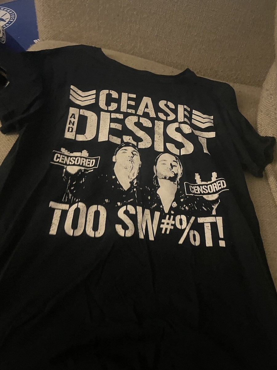 The Young Bucks Ceast And Desist T Shirt Aew Wwe Matt Jackson Nick Jackson View 3