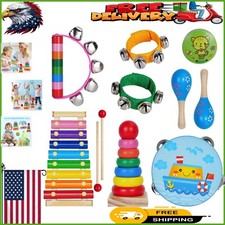 Interactive 11-Piece Musical Instrument Set for Toddlers - Encourage Creativity