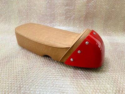 Honda SS50Z SS50 Z Seat Red Metal Hood New Coffee Runner Sport Motorcycles