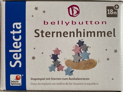 Selecta Bellybutton Starry Sky Building Blocks Wooden Toy Stacking Toy 64020