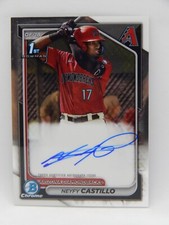 2024 Bowman Chrome Baseball 1st Auto On Card Arizona Diamondbacks NEYFY CASTILLO