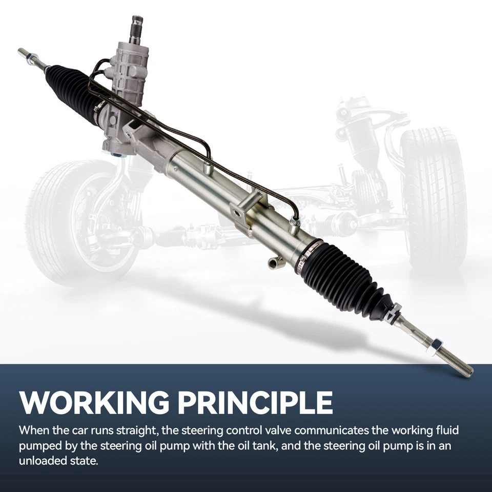 26-2800 Power Steering Rack & Pinion For Bmw 325I 330I 2001 2002 2003-2005 Base - Imagem 4 de 4