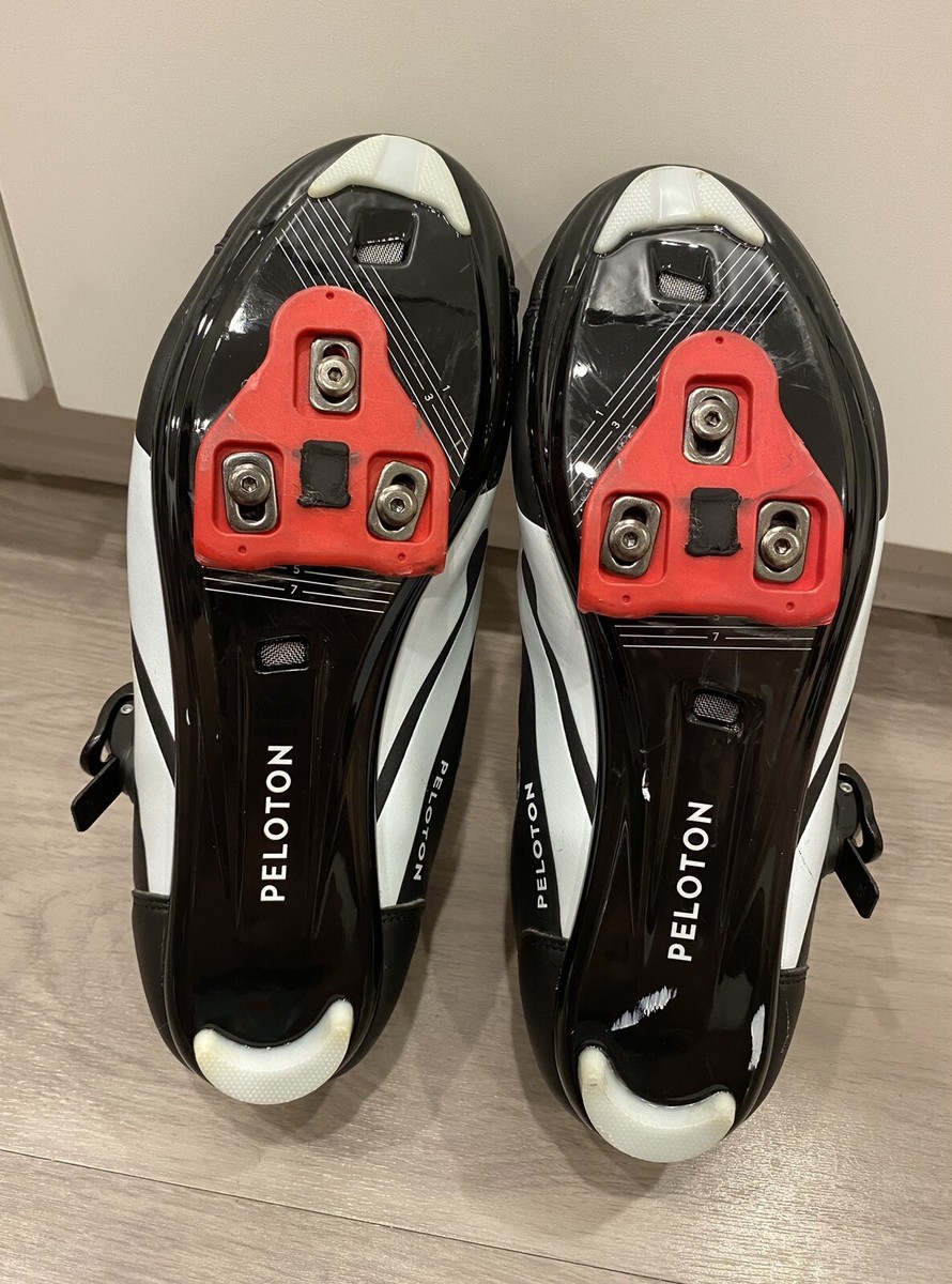 Peloton Cycling Shoes Mens Size 43 US 10 Black Red PL-SH-02  display picture 3
