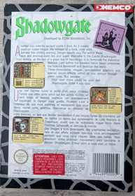 NES  Shadowgate Spiel OVP  Mit Anleitung