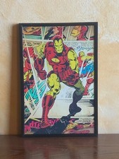 Quadro su tela “Iron Man” Marvel  con cornice 20x30