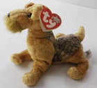NWT  TY Beanie Baby WHISKERS The Terrier Puppy DOG   Vintage 2000 Retired