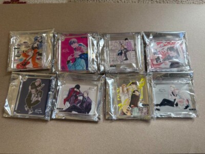 Given Acrylic Block All 8 Types Complete Set Animate Cafe Limited Rare