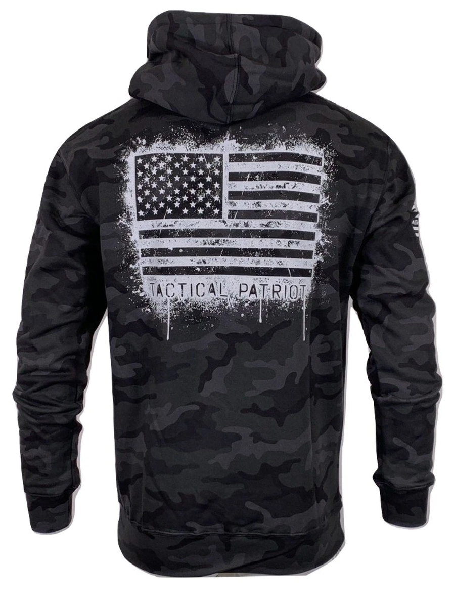 Sudadera Táctico Patriota Sudadera Con Capucha Táctico Patriota Para Hombre - Color Negro, Estilos Militar Y Biker Hoodie Militar Patriótico Howitzer - Foto 13