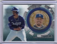 TBC-MB Topps 2020 Update Series Mookie Betts Coin Los Angeles Dodgers