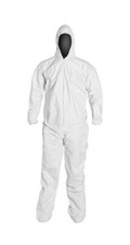 Coverall PureGard Zipper Front Disposable with Hood and Boots L,XL,XXL
