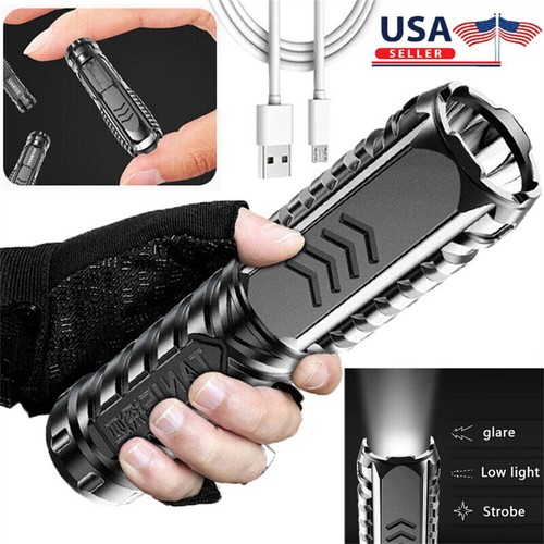 Multifunctional Flashlight LED Rechargeable Flashlight Tactical Super Bright - Picture 1 of 14