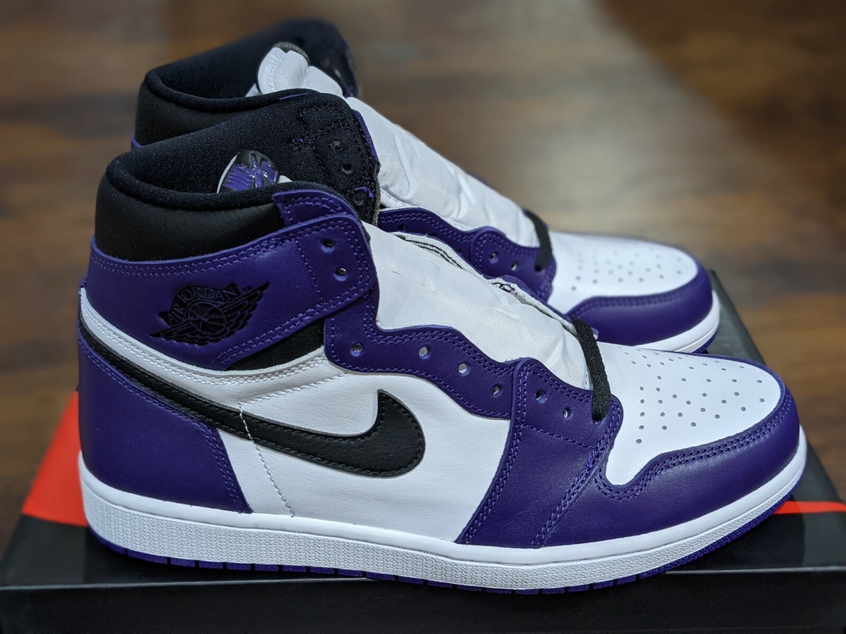 Nike Air Jordan 1 Retro High OG Court Purple | eBay Nike Air Jordan 1 Retro High OG Court Purple | eBay