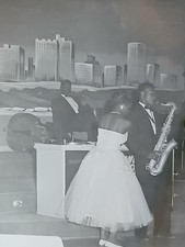 Antique African American* CALVIN LITTLEJOHN * JAZZ NITE IN FORT WORTH TEXAS