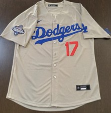 New   Shohei Ohtani 17 Dodgers Men's Gray Away Jersey Stitched