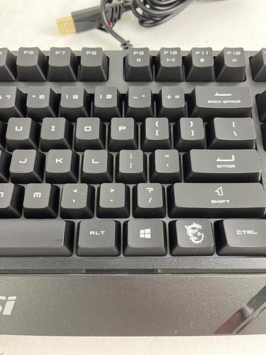 MSI Gaming Backlit RGB Water Resistant Gaming Keyboard Black - Bild 3 von 7