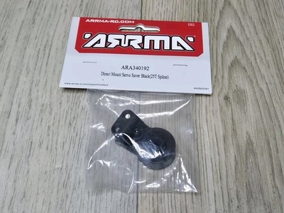 ARRMA Direct Mount Servo Saver Black 25T Spline ARA340192 Fury Gorgon Vorteks