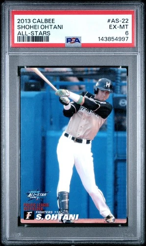 2013 Calbee all-stars SHOHEI OHTANI Rookie PSA 6 #AS-22