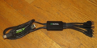SIMA SUO-200W USB+FireWire Multi-Connector Adapter Converter Cable