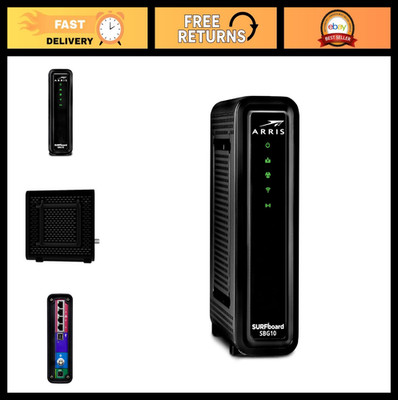 Cable Modem Router Combo DOCSIS 3.0 16x4 Gigabit AC1600 WiFi 400Mbps Max Speed