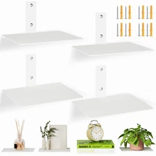 Invisible Bookshelf Floating Book Shelves for Wall Heavy Duty Wall Mounted Bo...