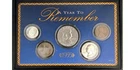 1955 Ben Franklin Circulated Set 5 Coins
