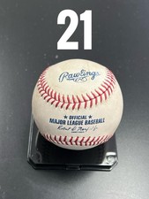 Used Authentic Rawlings MLB baseball 2017 Rob Manfred (ball 21) *FREE SHIPPING*