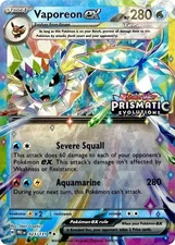 Vaporeon EX 023/131 Promo - Prismatic Evolutions Stamped 