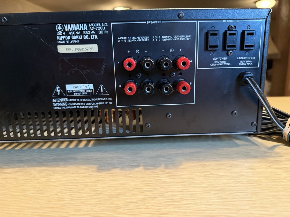 Yamaha AX-700U Integrated Natural Sound Amplifier 110WPC Stereo