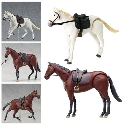 Realistische Pferdefigur Mini Size Pferdefigur Modell Simuliertes Pferd Diorama