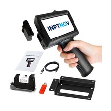 Handheld Inkjet Printer for Logo Batch Number Expiration Date Barcode Serial ...