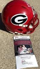 DERION KENDRICK Georgia Bulldogs SIGNED Mini Helmet JSA COA LOS ANGELES RAMS