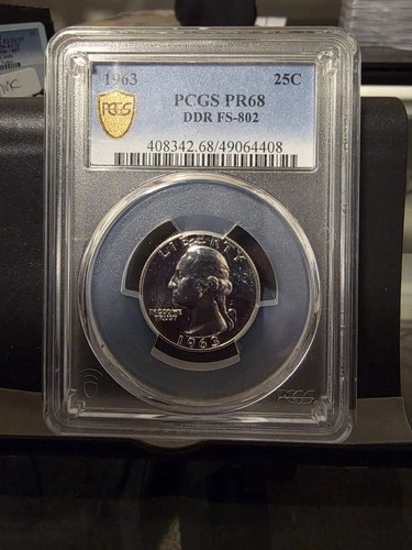 1963 Washington Proof Quarter DDR FS-802/ 1 Of 4/ TOP POPULATION!!