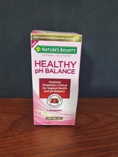 Natures Bounty Optimal Solutions HAIR pH BALANCE 30 capsules Cranberry 01/2026