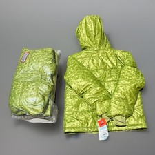Kids Toddler Winter Jacket Green Hooded Quilted Coat Fleece Lined New With Tags