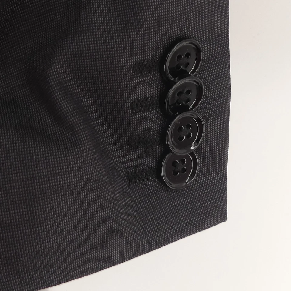 Express Photographer Slim Fit 2-Piece Wool Suit Gray Men's 38S 29x29 - Image 3 of 4