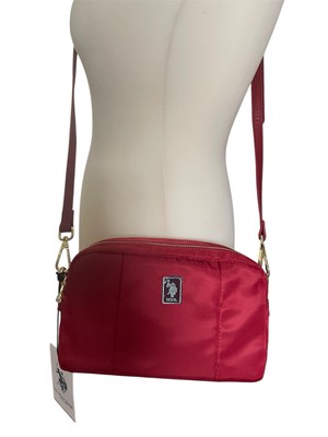US Polo Association U.S. Polo Damen Tasche Handtasche  Umhängetasche Rot