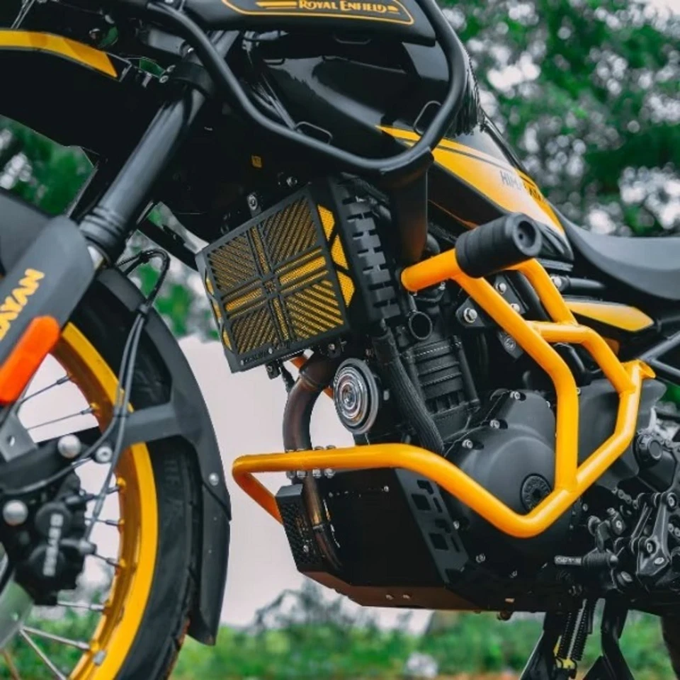 Radiator Guard (Yellow) Fit for Royal Enfield NEW HIMALAYAN 450 - Изображение 3 из 4
