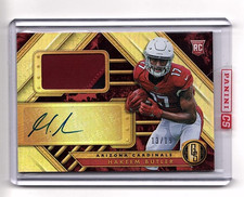 Hakeem Butler RC 2019 Panini Gold Standard Rookie Patch Auto Rose Gold SSP 13/19