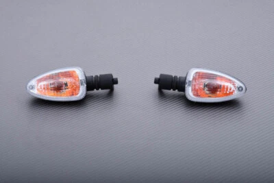 Paire de Clignotants Avant Blancs Clairs Dr+Gauche Pour BMW S1000RR 2R10 2009-18 - Photo 1/4