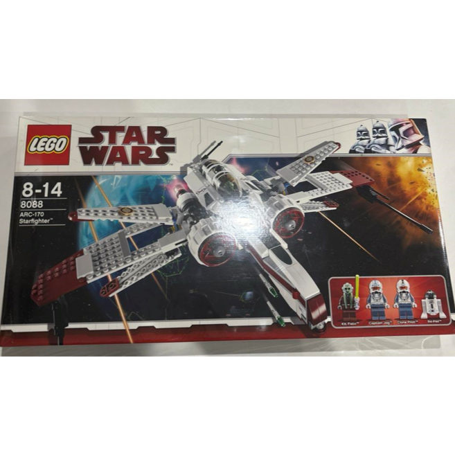 LEGO 8088 Star Wars ARC-170 Starfighter In 2010 New Sealed Box