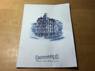 Booklet Broschüre - Eberhard & Co - Watches Sammlung - Spanish