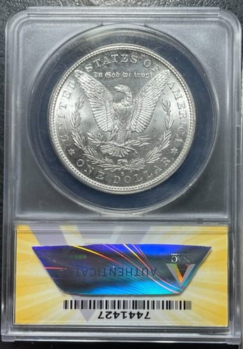 Dólar de plata Morgan 1880-S ~ Anacs MS 63 ~HERMOSA MONEDA~ REF#1427 - Imagen 4 de 4