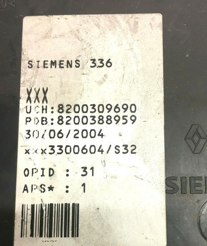 Renault Megane MK2 Body Control Module UCH 8200309690 8200388959 - Picture 2 of 2